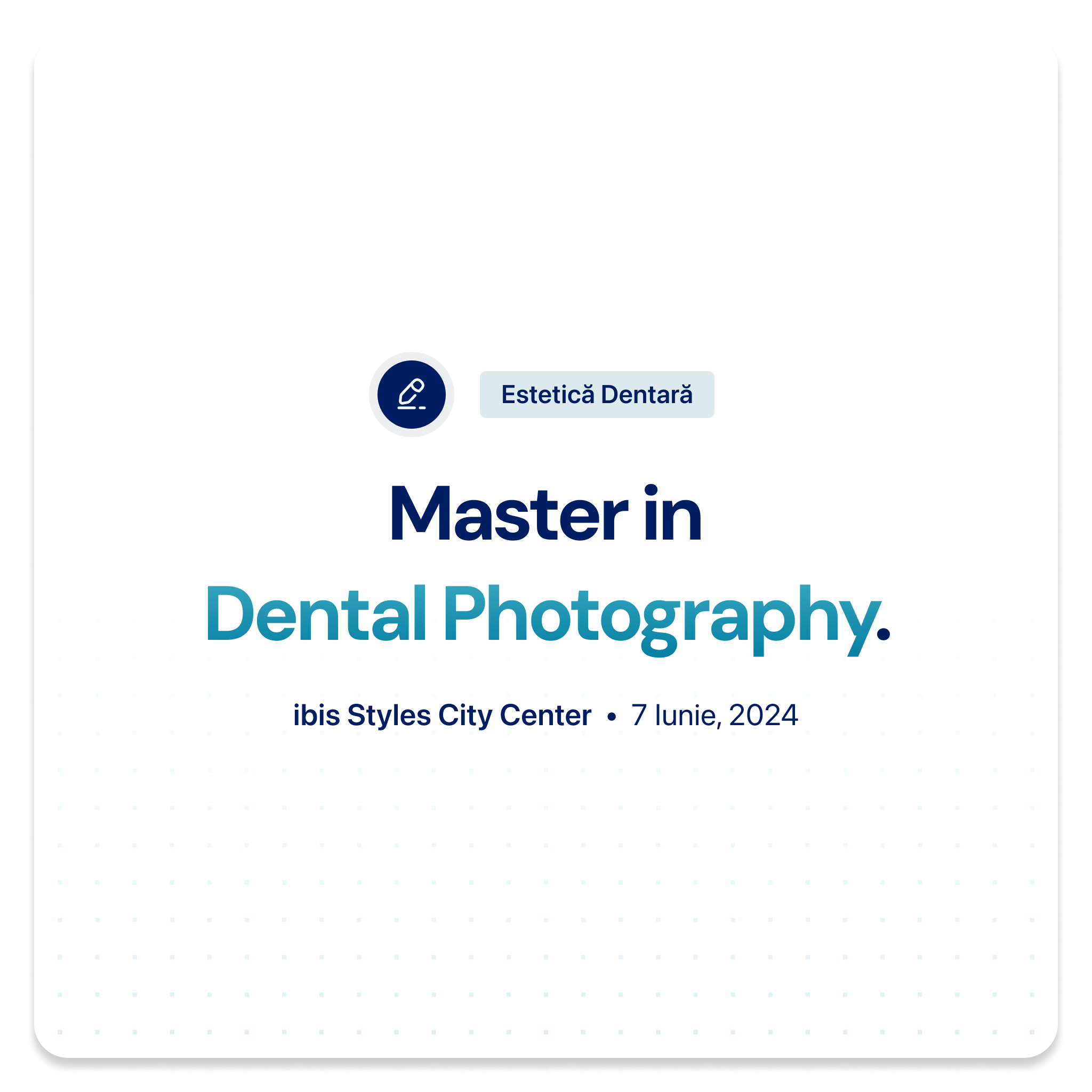 Master in Dental Photography